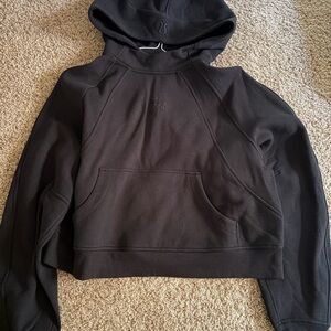 NWOT Lululemon Athletica Black Embroidered Sweatshirt